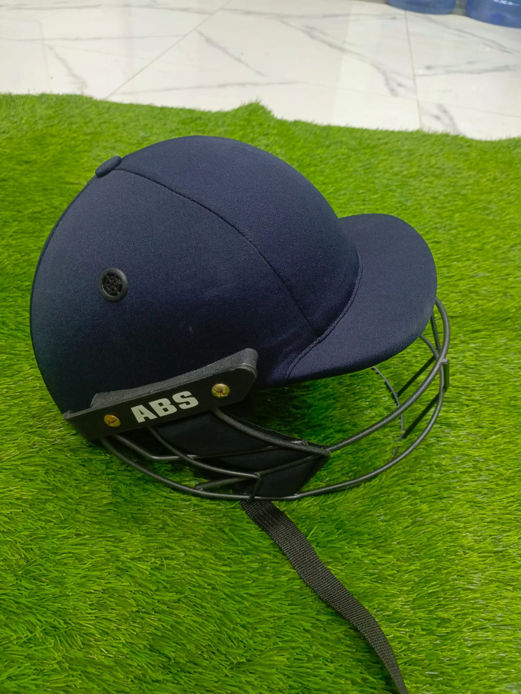 Premium ABS Cricket Batting Helmet – ICC safety standard High-Impact Protection with Steel Face Guard (Navy Blue & Forest Green)
