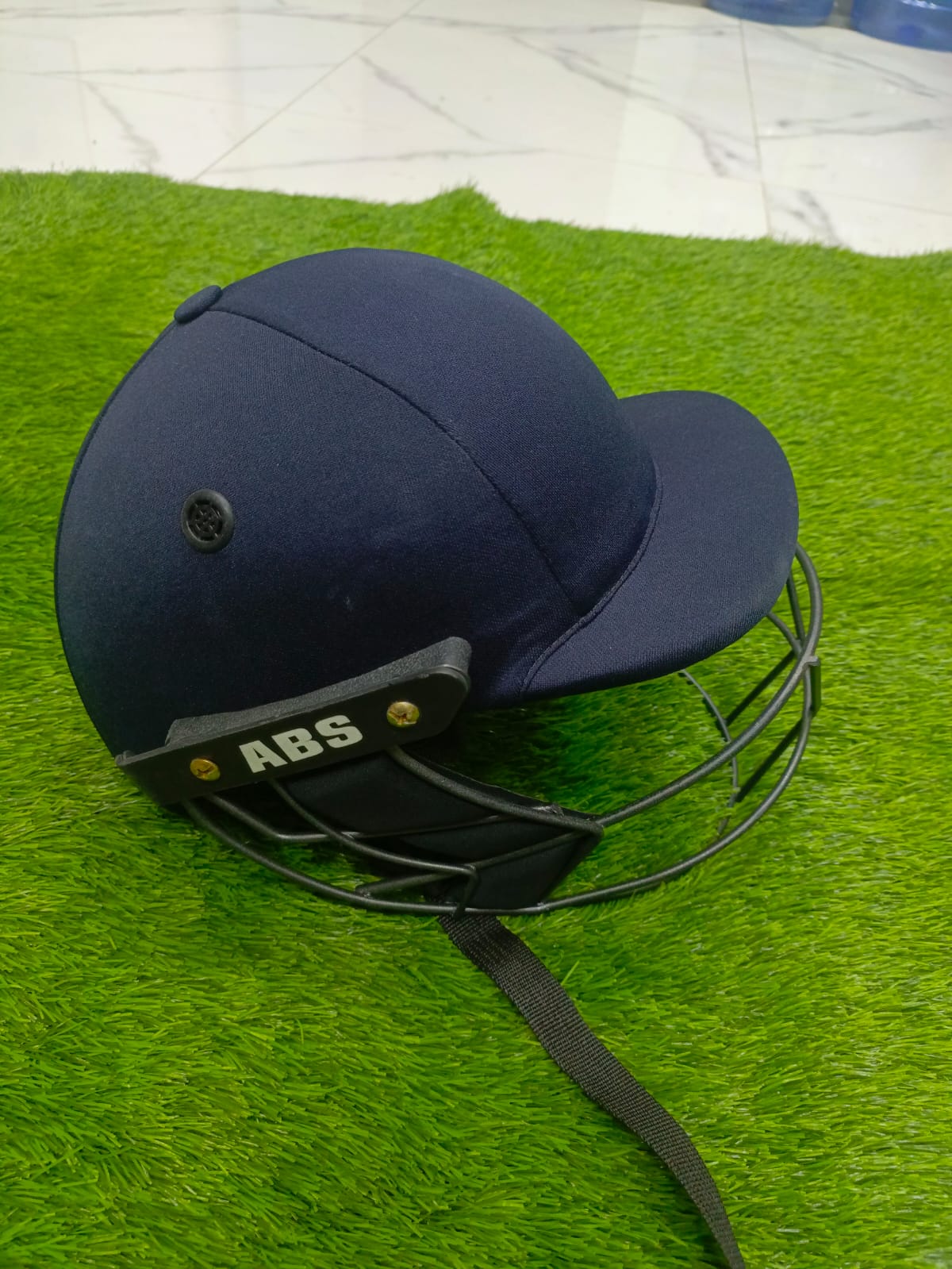 Premium ABS Cricket Batting Helmet – ICC safety standard High-Impact Protection with Steel Face Guard (Navy Blue & Forest Green)