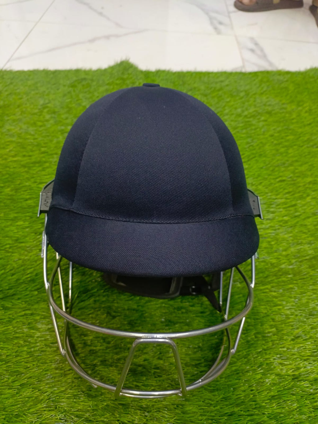 Premium ABS Cricket Batting Helmet – ICC safety standard High-Impact Protection with Steel Face Guard (Navy Blue & Forest Green)