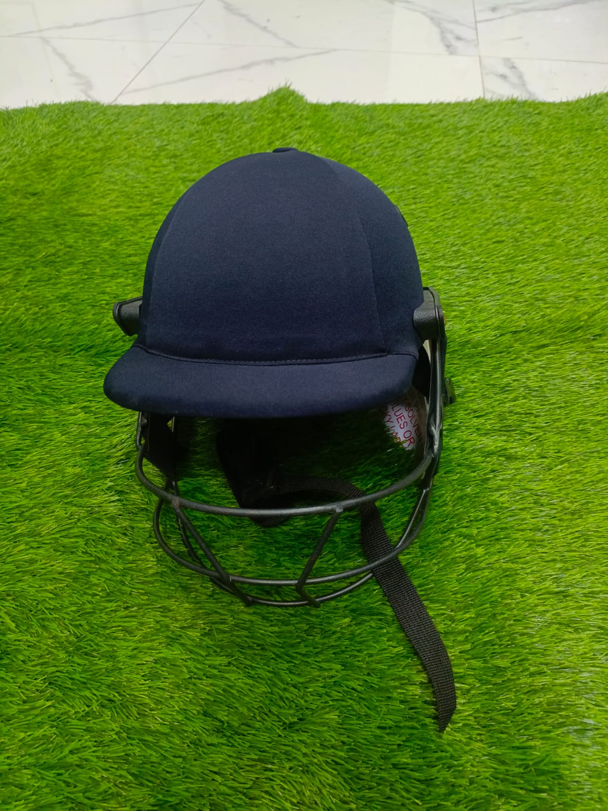 Premium ABS Cricket Batting Helmet – ICC safety standard High-Impact Protection with Steel Face Guard (Navy Blue & Forest Green)