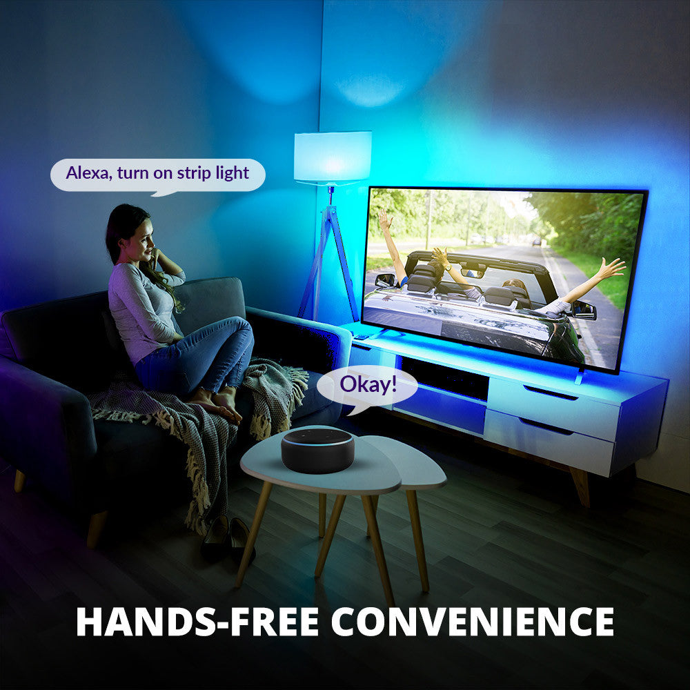 TV LED Strip Lights with Remote Control – 16 Colors USB Backlight for TV