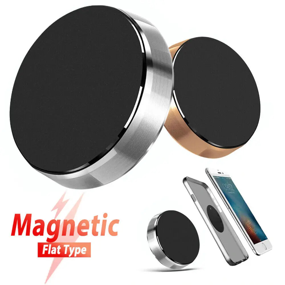 Magnetic Car Phone Holder Universal Car Phone Stand for iPhone Xiaomi Huawei Samsung Dashboard Wall Mounted Car Magnet Sticker (BLACK COLOR ONLY)