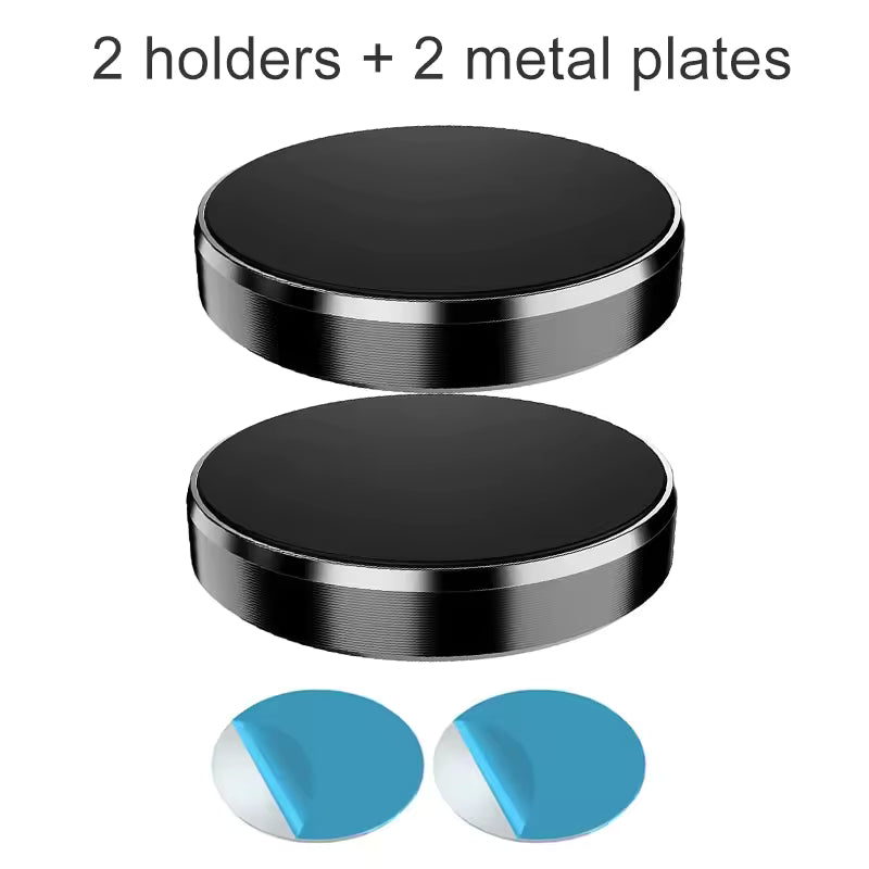 Magnetic Car Phone Holder Universal Car Phone Stand for iPhone Xiaomi Huawei Samsung Dashboard Wall Mounted Car Magnet Sticker (BLACK COLOR ONLY)