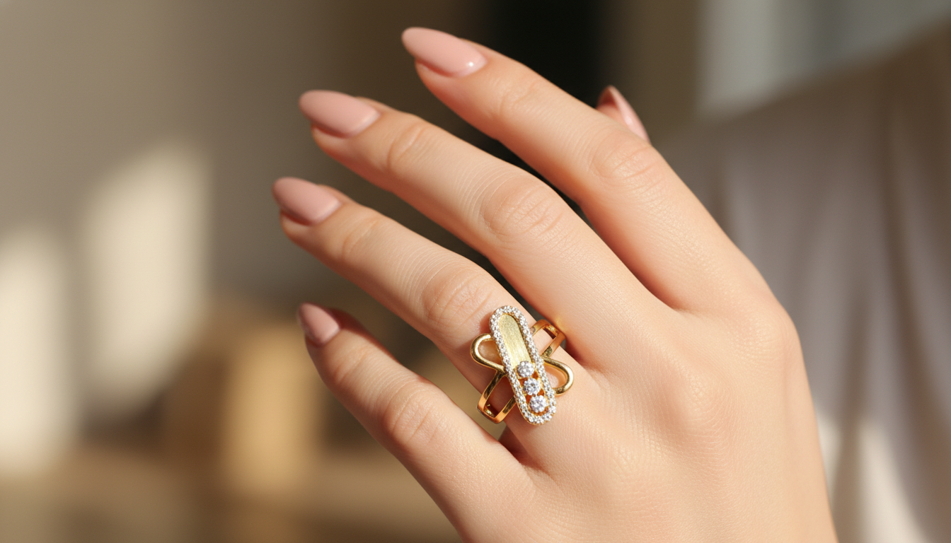 Interlinked Infinity Diamond Ring – Modern Linked Design