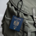UAE Passport Design Hanging Tag – Official Emblem Decorative Ornament