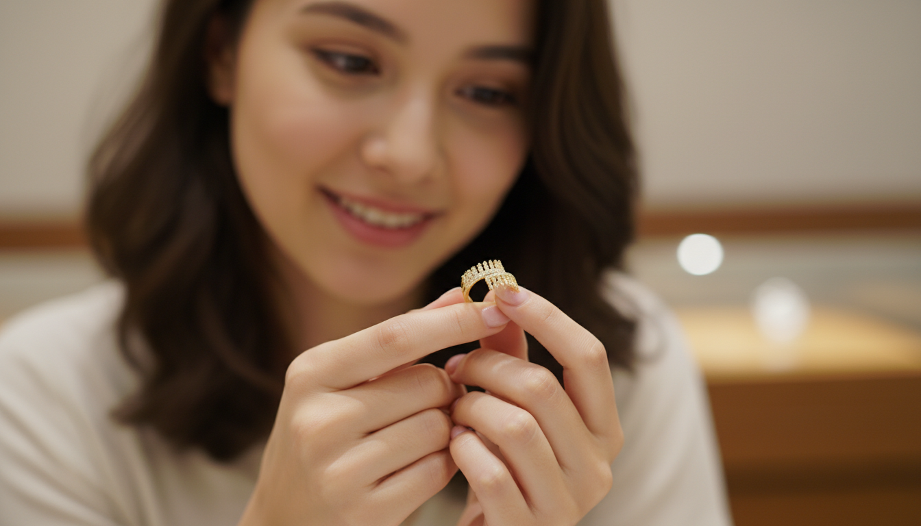 Multi-Row Ring – Luxurious Stacked Design