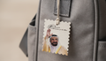 H.H. Sheikh Dr. Sultan bin Mohammed Al Qasimi Portrait Hanging Tag – Sharjah Ruler Stamp Style Ornament