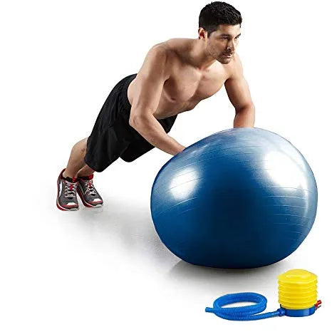 Anti-Burst Exercise Yoga Ball – Fitness Stability Ball for Home Gym, Workout & Balance Training