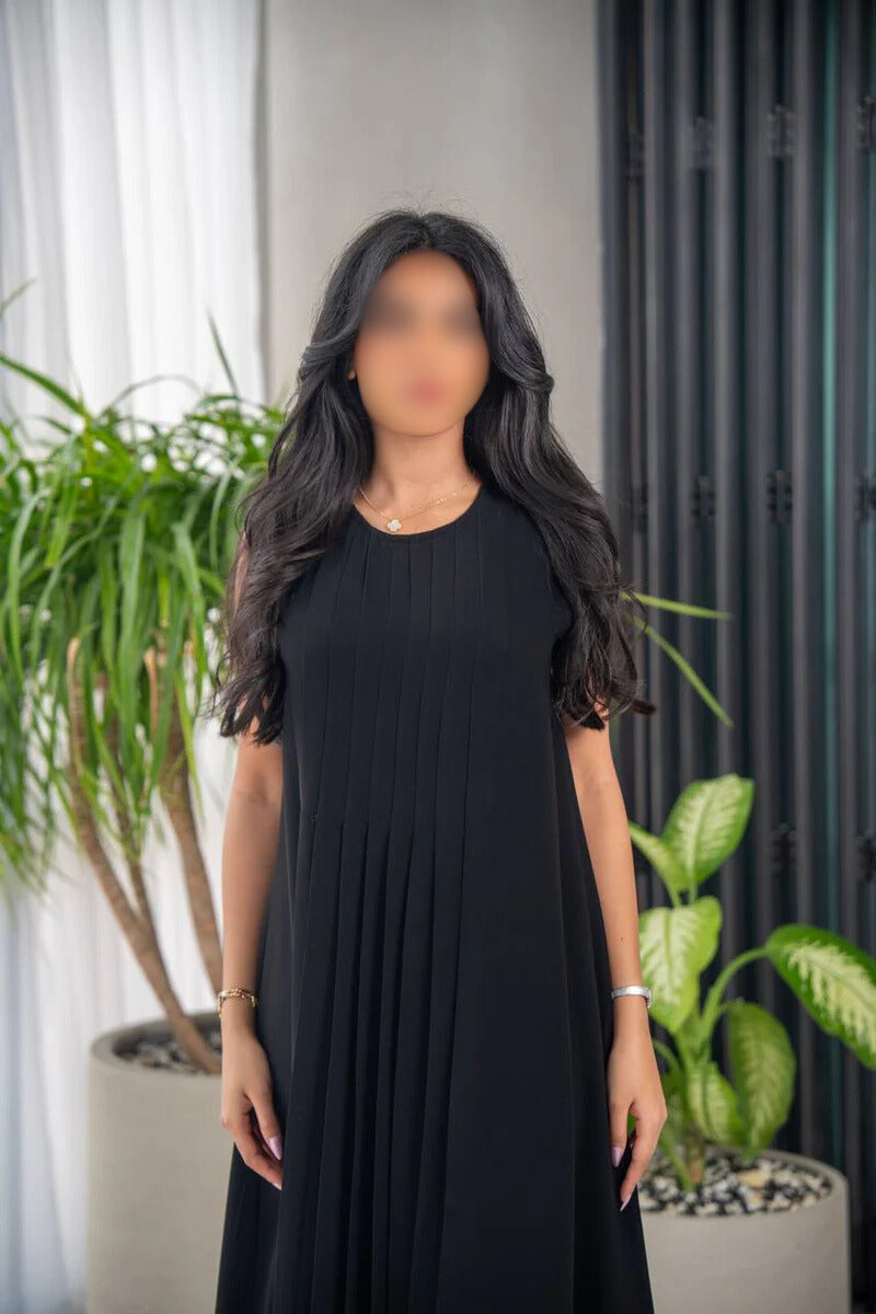 Black Crepe Dress