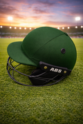 Premium ABS Cricket Batting Helmet – ICC safety standard High-Impact Protection with Steel Face Guard (Navy Blue & Forest Green)