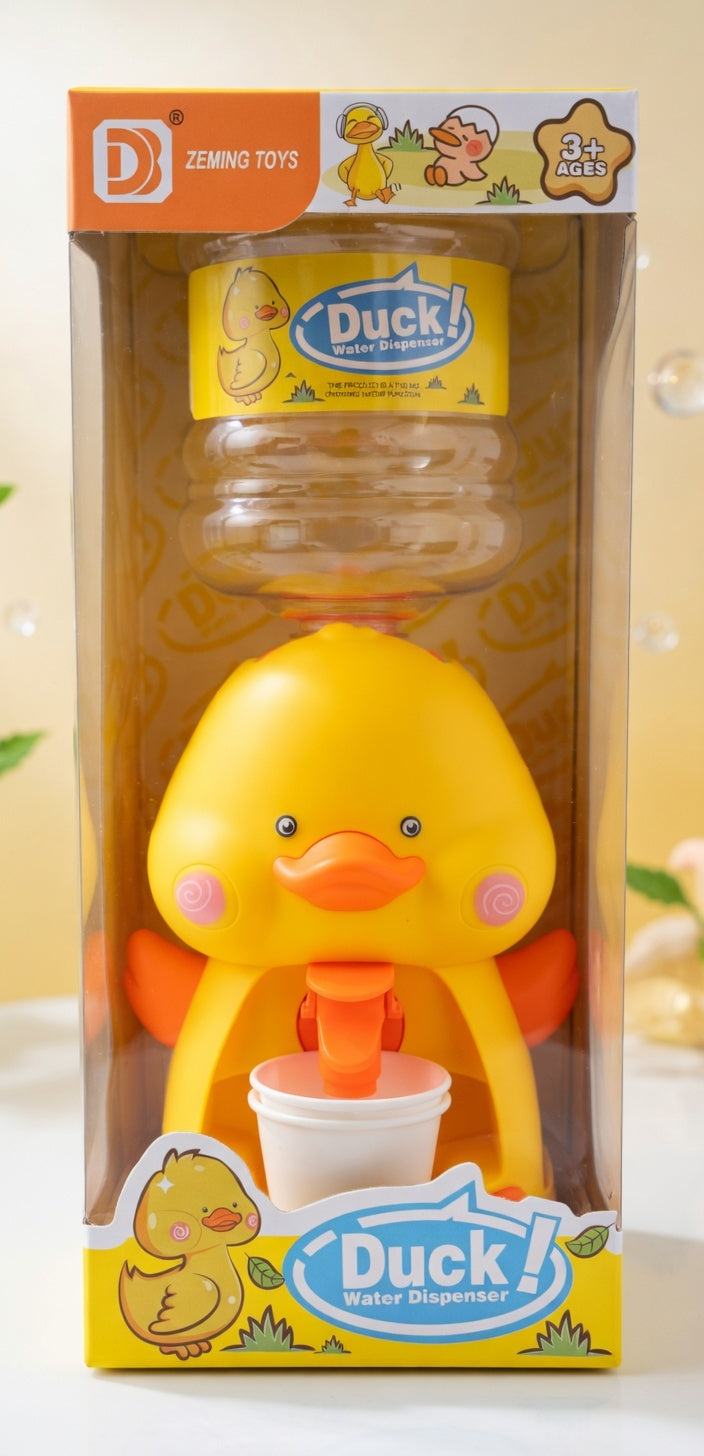 Zeming Toys Duck Water Dispenser for Kids – Interactive Pretend Play Kitchen Toy with Real Water Function