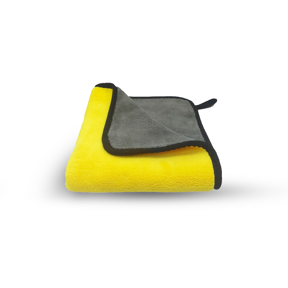 CarCareExpert Super Soft Microfiber Car Drying Towel - Yellow (Scratch-Free & Highly Absorbent)