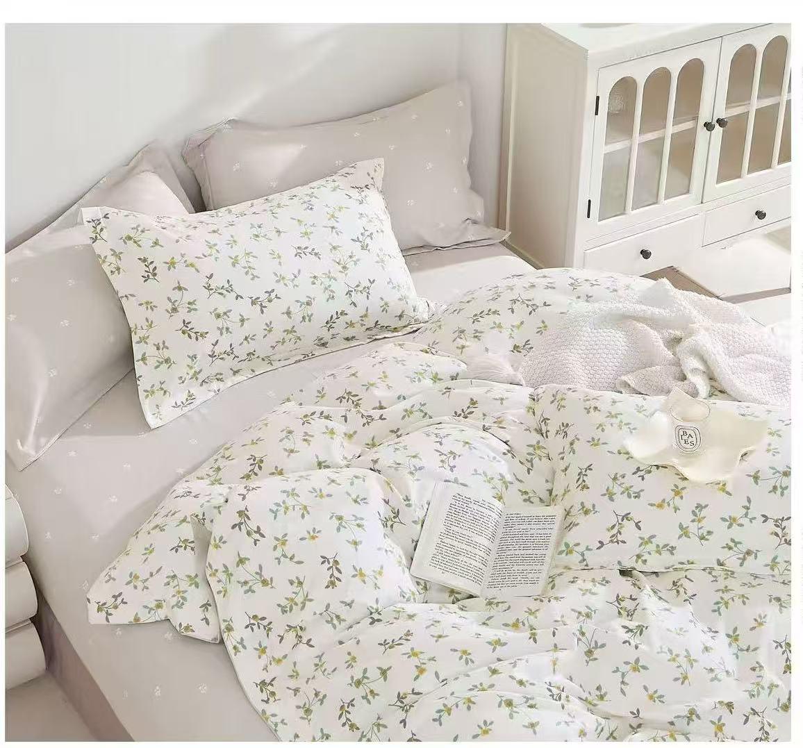 Complete 6-Piece Super King Bed Set - Premium Microfiber/Cotton Bedding