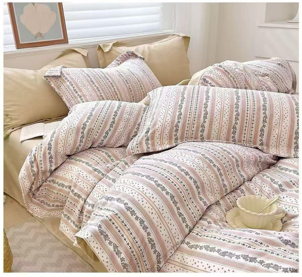 All-Season Super King Duvet Cover Set - 6 Pcs Luxury Bedding Kit