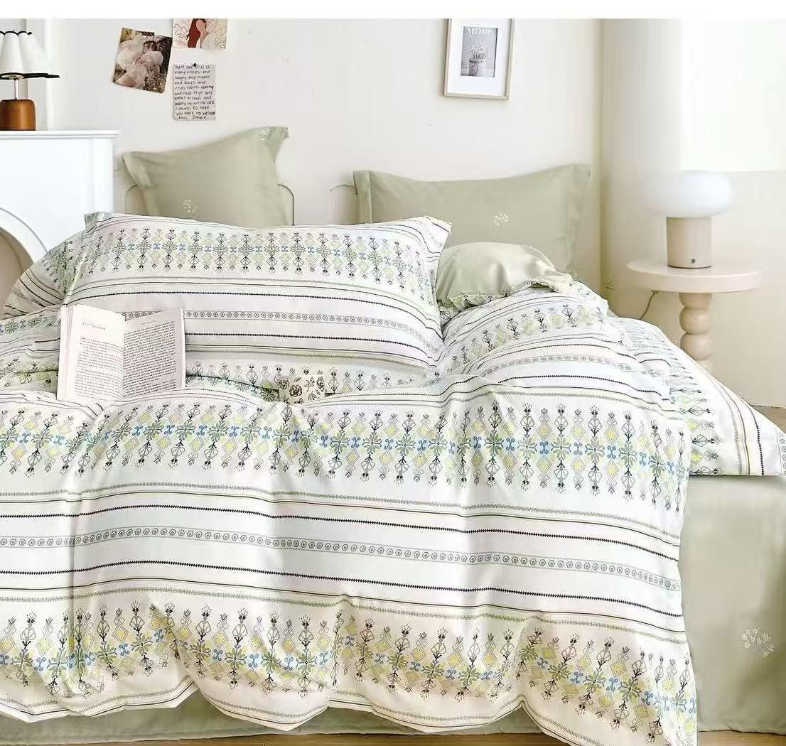 Premium 6-Piece Super King Duvet Set with Fitted Sheet & 4 Pillowcases