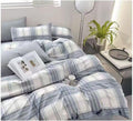 Super King Size Duvet Cover & Sheet Set - 6 Pcs Luxury Bed Set