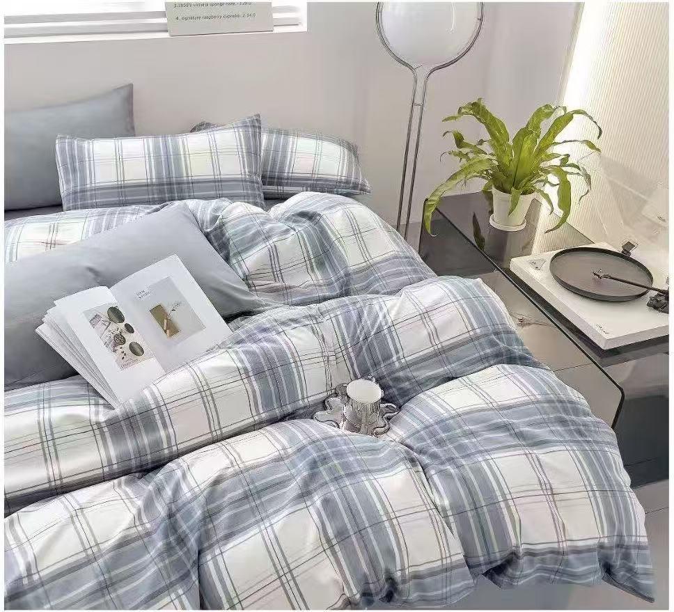 Super King Size Duvet Cover & Sheet Set - 6 Pcs Luxury Bed Set