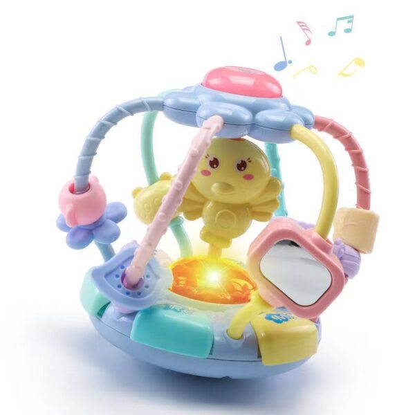 Baby Rattle Toy Teether Baby Grip Training Glowing Toy - Image 2