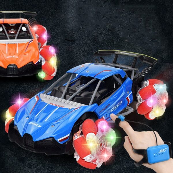 Climbing Speed Rotating Four-Wheel Drive Stunt Drift Gesture Remote Control Car - Image 2