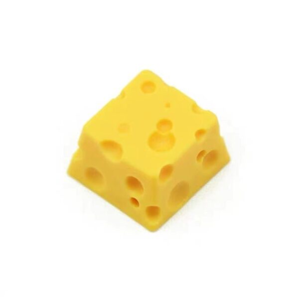 Cute Personality Resin Cheese Key Cap - Image 2