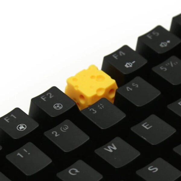 Cute Personality Resin Cheese Key Cap