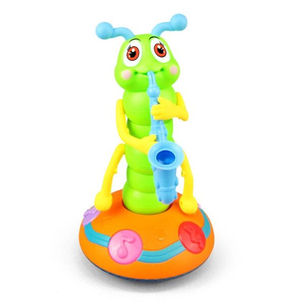 Electric Cute Worm Dancing Music Lighting Walking Cartoon Animal Doll Children Toys Birthday Gift - Image 4